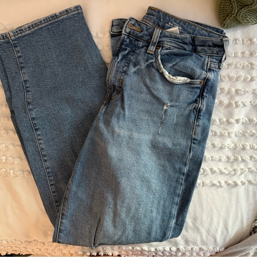 Old Navy High Rise OG Loose Jeans Size 4 Gently Worn